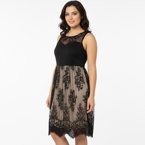 SHEIN Dresses & Skirts - Elegant Black Lace Dress